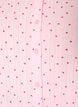 Cardigan en coton biologique avec broderie ajour&eacute;e, Rose, Packshot image number 2