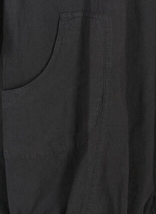 Robe sans manches en coton, Black, Packshot image number 3