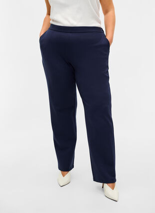 Pantalon large avec poches, Night Sky, Model image number 2