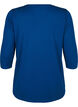 Sporttop met 3/4 mouwen, Blauw, Packshot image number 1