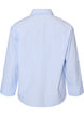 Gestreept shirt met wijde manchetten, Blauw, Packshot image number 1