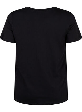 Kerst t-shirt in katoen, Black Copper Bow, Packshot image number 1