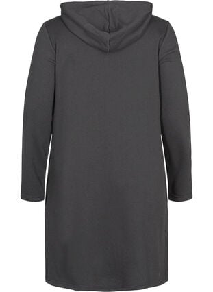 Robe pull basique avec capuche, Black, Packshot image number 1