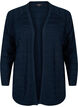 Cardigan rayé ton sur ton, Navy Blazer, Packshot image number 0