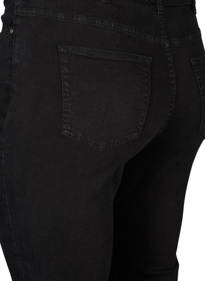 Hoge taille Amy jeans met super slanke pasvorm, Black, Packshot image number 3