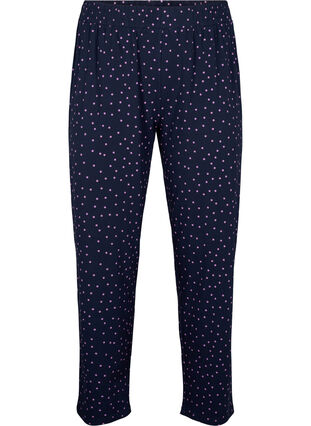 Pantalon de pyjama en coton avec imprimé, Night Sky Dot, Packshot image number 0
