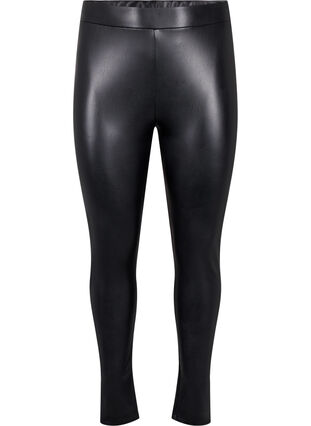 Gecoate leggings met voering, Black, Packshot image number 0