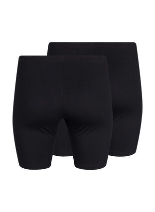 FLASH - verpakking met 2 Legging shorts, Black / Black, Packshot image number 1