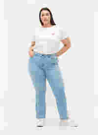 Jeans bootcut Ellen à taille haute, Ex Lgt Blue, Model