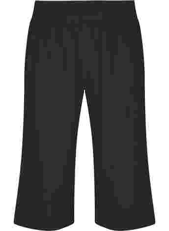 Pantalon 7/8 en coton mélangé avec du lin