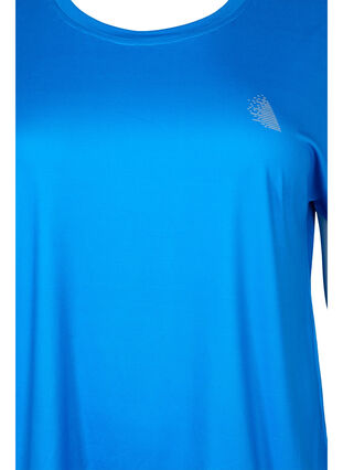 T-shirt d'entraînement à manches courtes, Brilliant Blue, Packshot image number 2