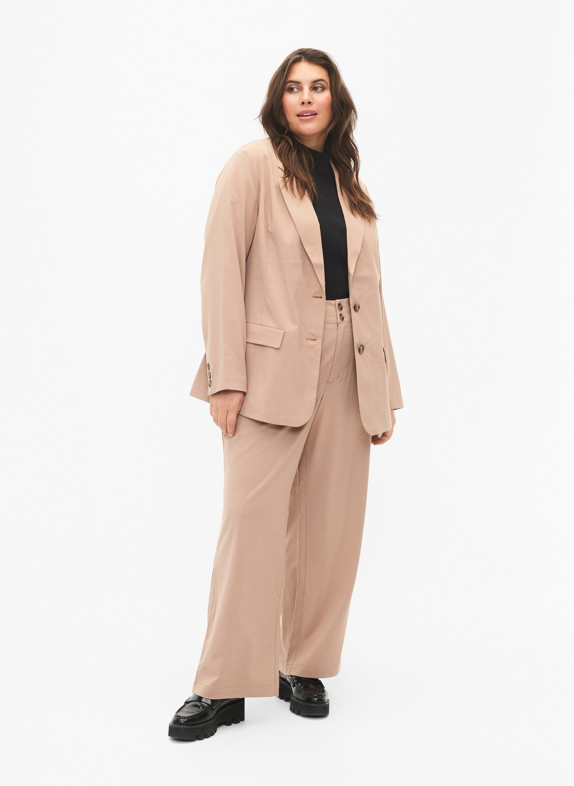 ZizziKlassieke blazer met knoopsluiting, Amphora, Model image number 2