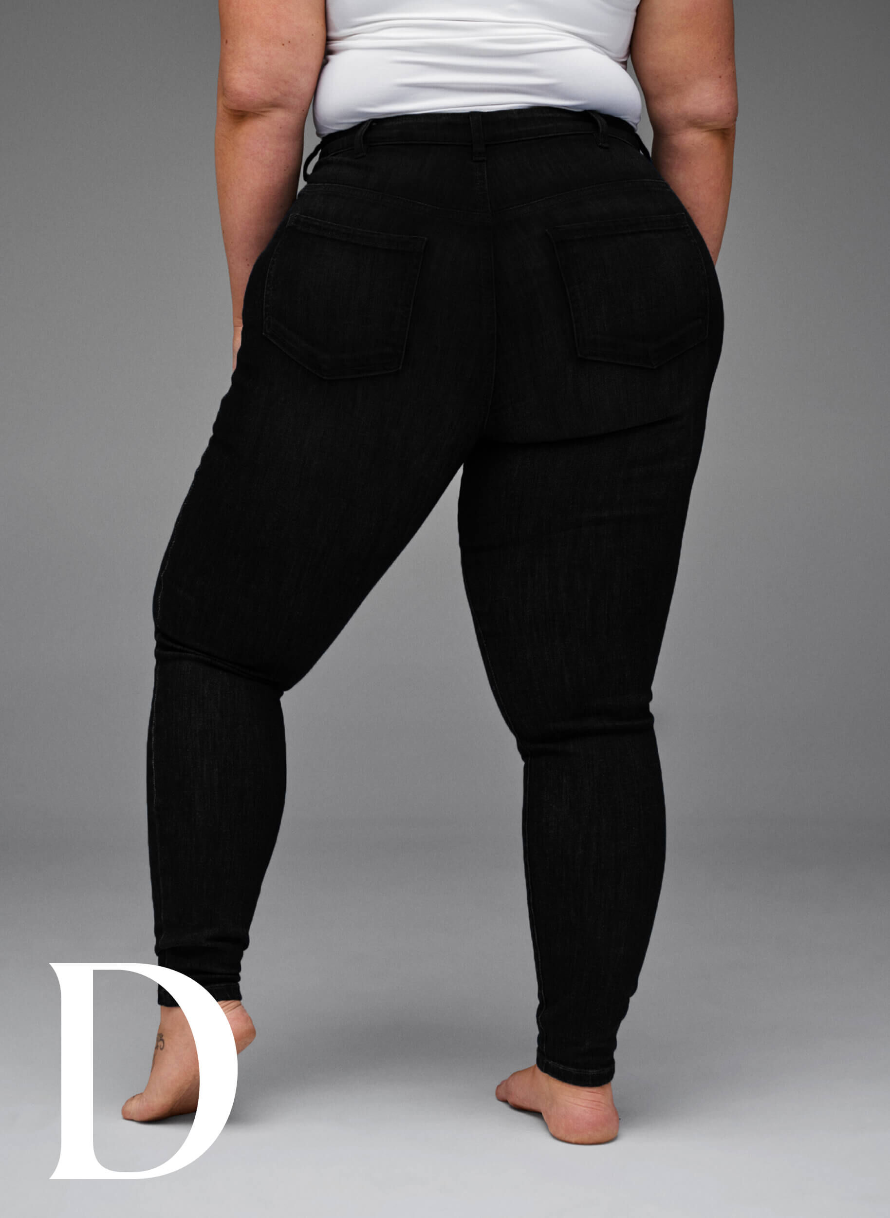 Zizzi Jean super slim &agrave; taille haute, Black, Model image number 9