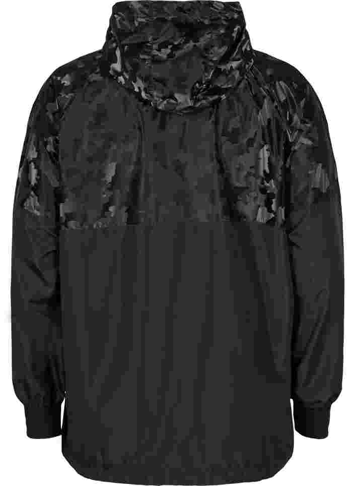 Hooded jacket, Black, Packshot image number 1