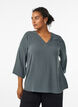 FLASH - Blouse met 3/4 mouwen, Groen, Model image number 0