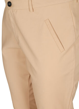 Pantalon classique longueur cheville, Sand, Packshot image number 2
