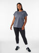 T-shirt de sport couleur unie, Gris, Model image number 1