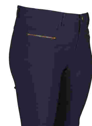 Nauwsluitende broek met ritssluiting, Night Sky, Packshot image number 2