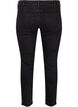 Cropped Emily jeans met gerafelde zoom, Dark Grey Denim, Packshot image number 1