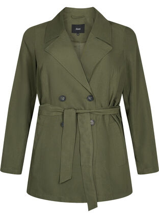 Trench-coat avec ceinture et poches, Grape Leaf, Packshot image number 0