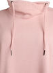 Sweatshirt avec col montant et poches, Rose poudr&eacute;e, Packshot image number 2