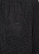Pantalon taille haute en dentelle et avec des poches, Noir, Packshot image number 2
