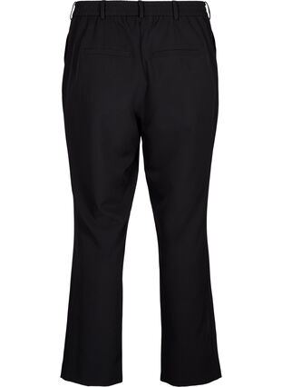 Pantalon à jambes droites avec poches, Black, Packshot image number 1