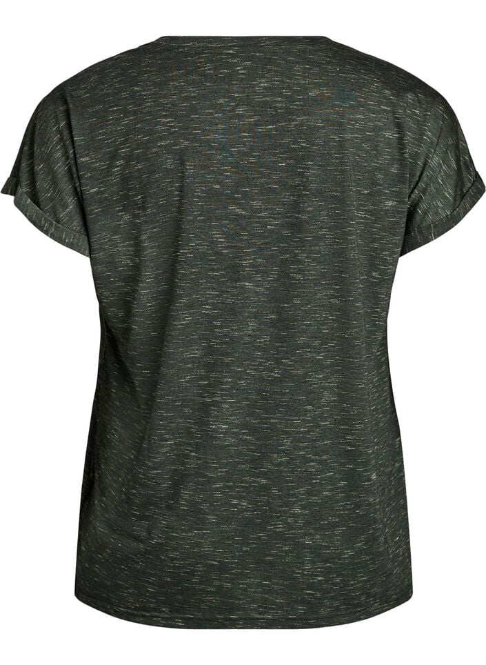 T-shirt d'entra&icirc;nement ample &agrave; manches courtes, Vert Kaki, Packshot image number 1