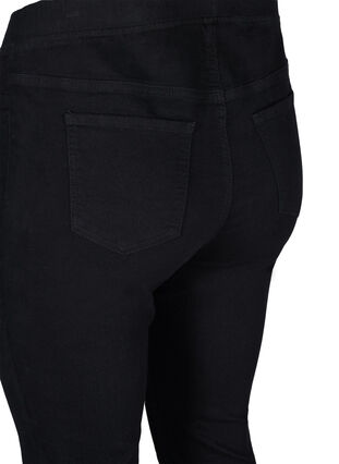 Jegging avec poches arrière en coton mélangé, Black, Packshot image number 3
