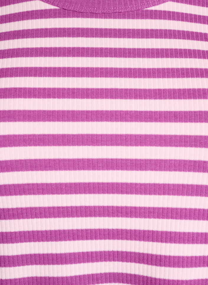 Chemisier &agrave; rayures et &agrave; manches longues, Violet, Packshot image number 2