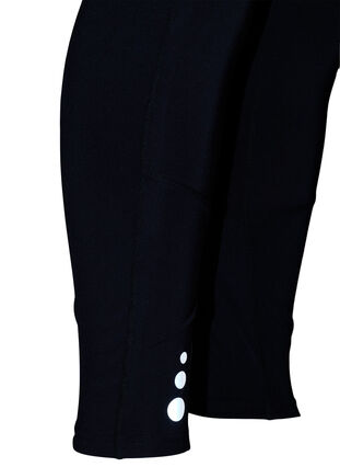 Collants d'entraînement courts avec poche latérale, Black, Packshot image number 3