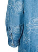 Denim jasje met bloemen, Light Blue Denim, Packshot image number 3