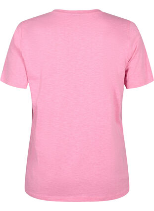 T-shirt basique à manches courtes et col en V, Rosebloom, Packshot image number 1