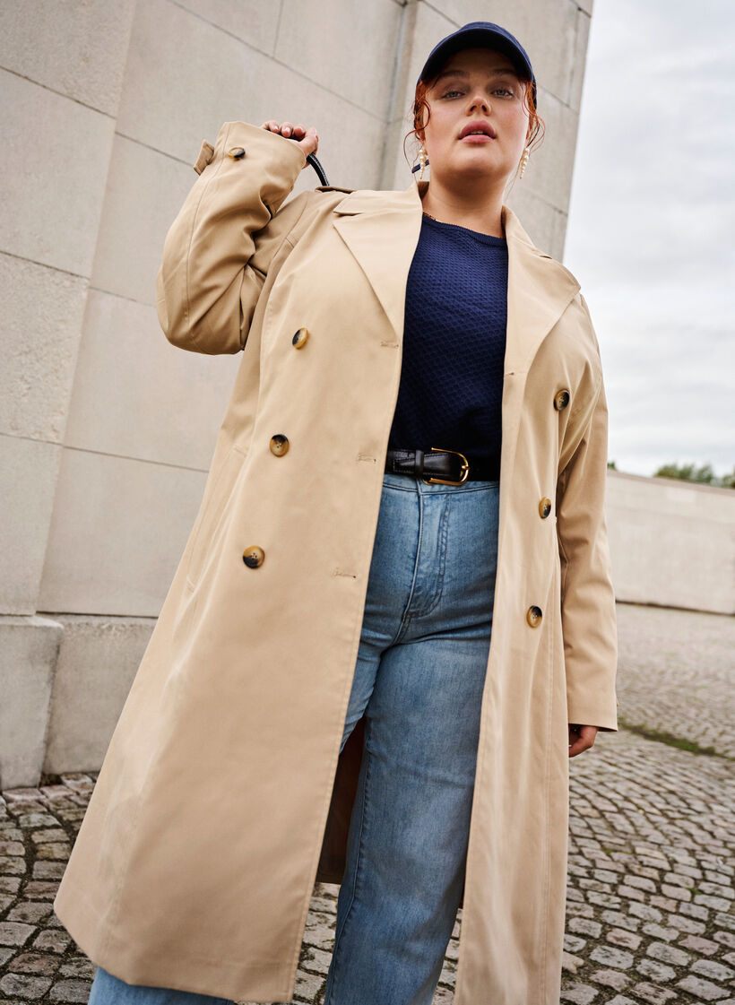 Trenchcoat met zakken en riem, Nomad, Image image number 0