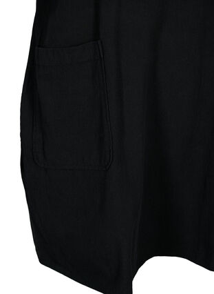 FLASH - Tunique à manches courtes en coton, Black, Packshot image number 3