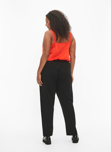 FLASH - Pantalon à coupe droite, Black, Model image number 1