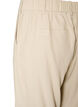 Bermuda taille haute en lin et viscose, Beige, Packshot image number 3