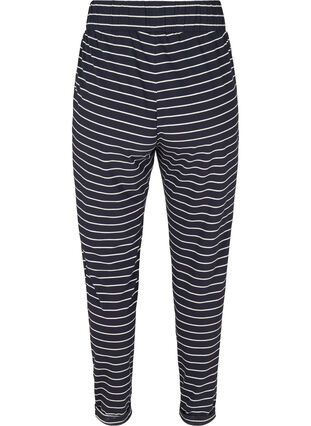 Pantalon en coton à revers, Blue Stripe, Packshot image number 1