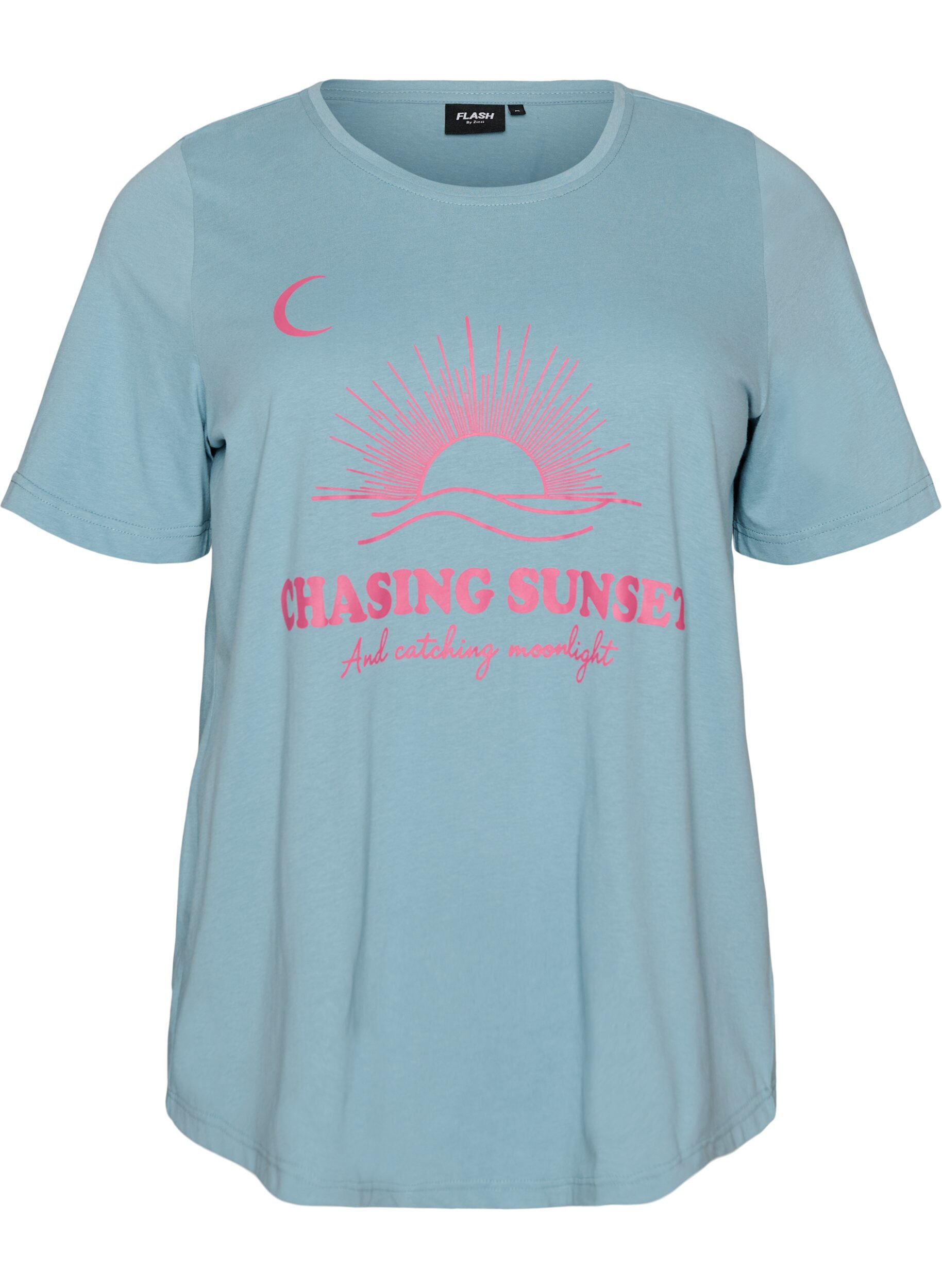 ZizziT-shirt imprim&eacute;, Bleu, Packshot image number 0