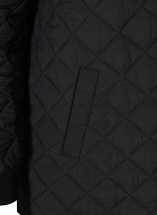 Courte veste matelassée avec poches, Black, Packshot image number 3