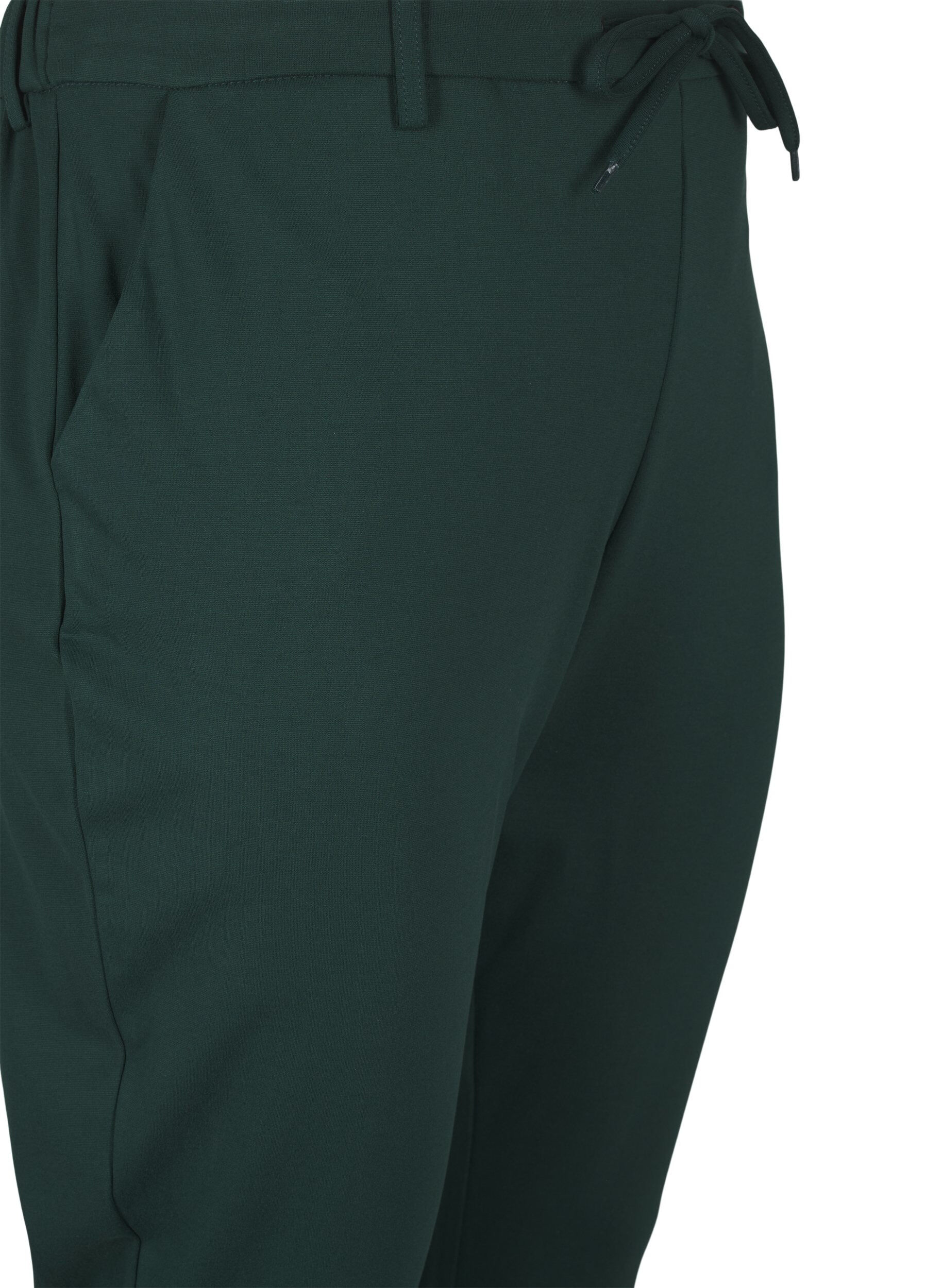 ZizziCropped Maddison broek, Groen, Packshot image number 2