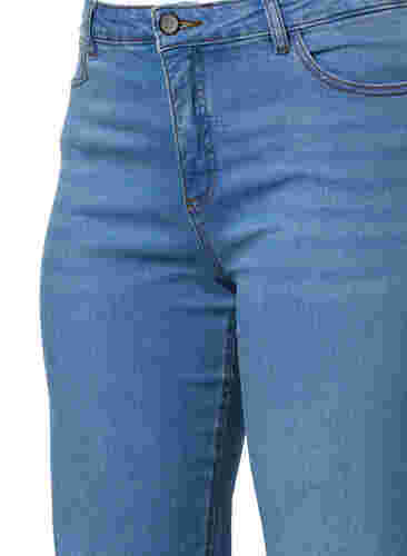 Jean Gemma à taille haute et coupe classique, Light blue, Packshot image number 2
