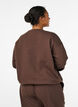 Sweatshirt avec motif, Marron, Model image number 2
