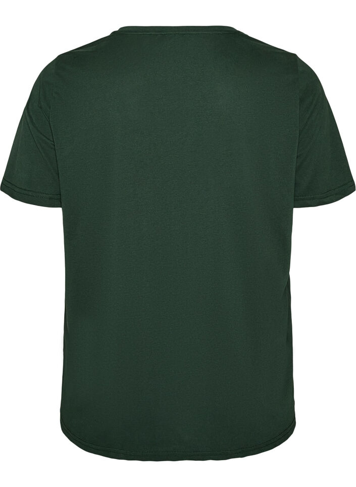 T-shirt imprim&eacute;, Vert, Packshot image number 1
