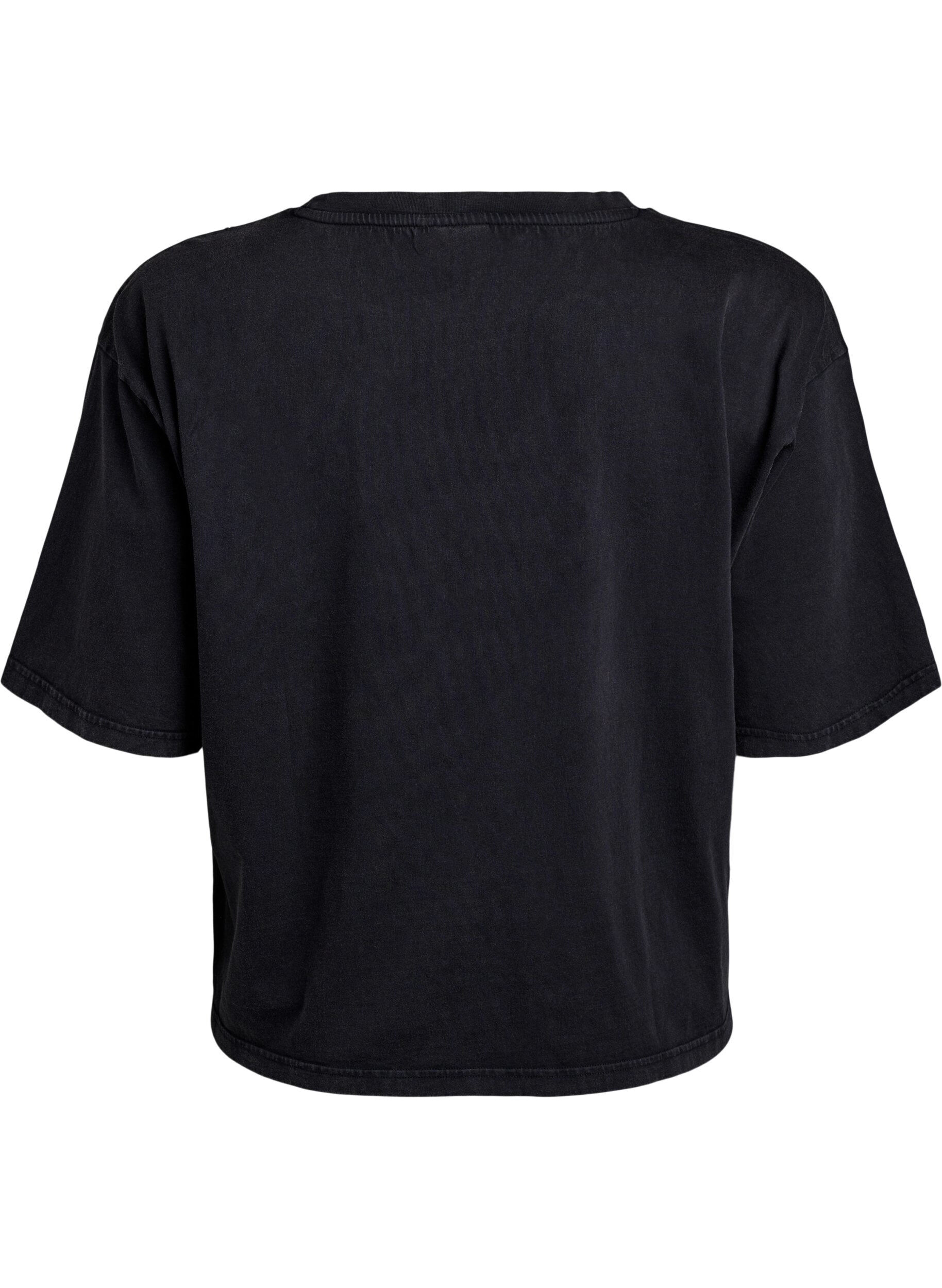 ZizziBoxy T-shirt met parels en strass-steentjes, Grijs, Packshot image number 1