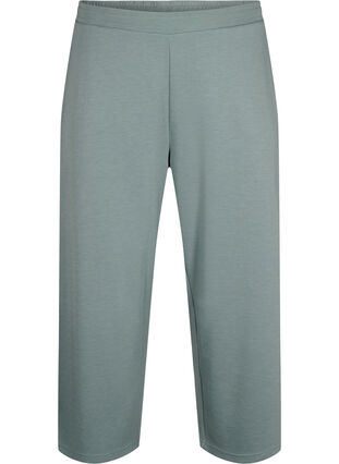 Pantalon 7/8 en modal mélangé avec poches, Chinois Green, Packshot image number 0