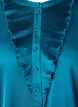Satijnen overhemd blouse met ruches, Shaded Spruce, Packshot image number 2