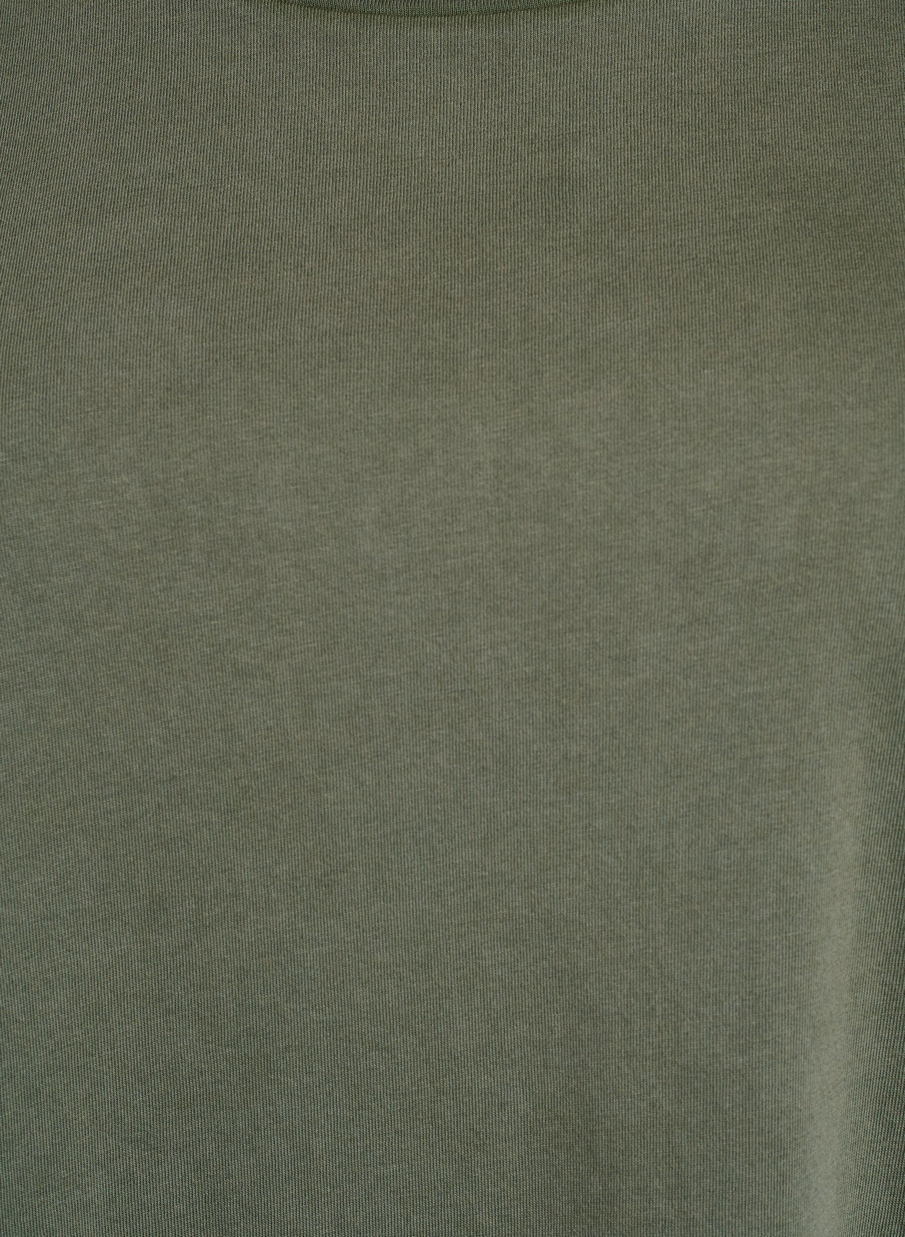 ZizziKorte A-lijn jurk met een gewassen look, Groen, Packshot image number 2