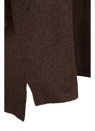 Robe en tricot à col montant avec fente, Rocky Road Mel., Packshot image number 3