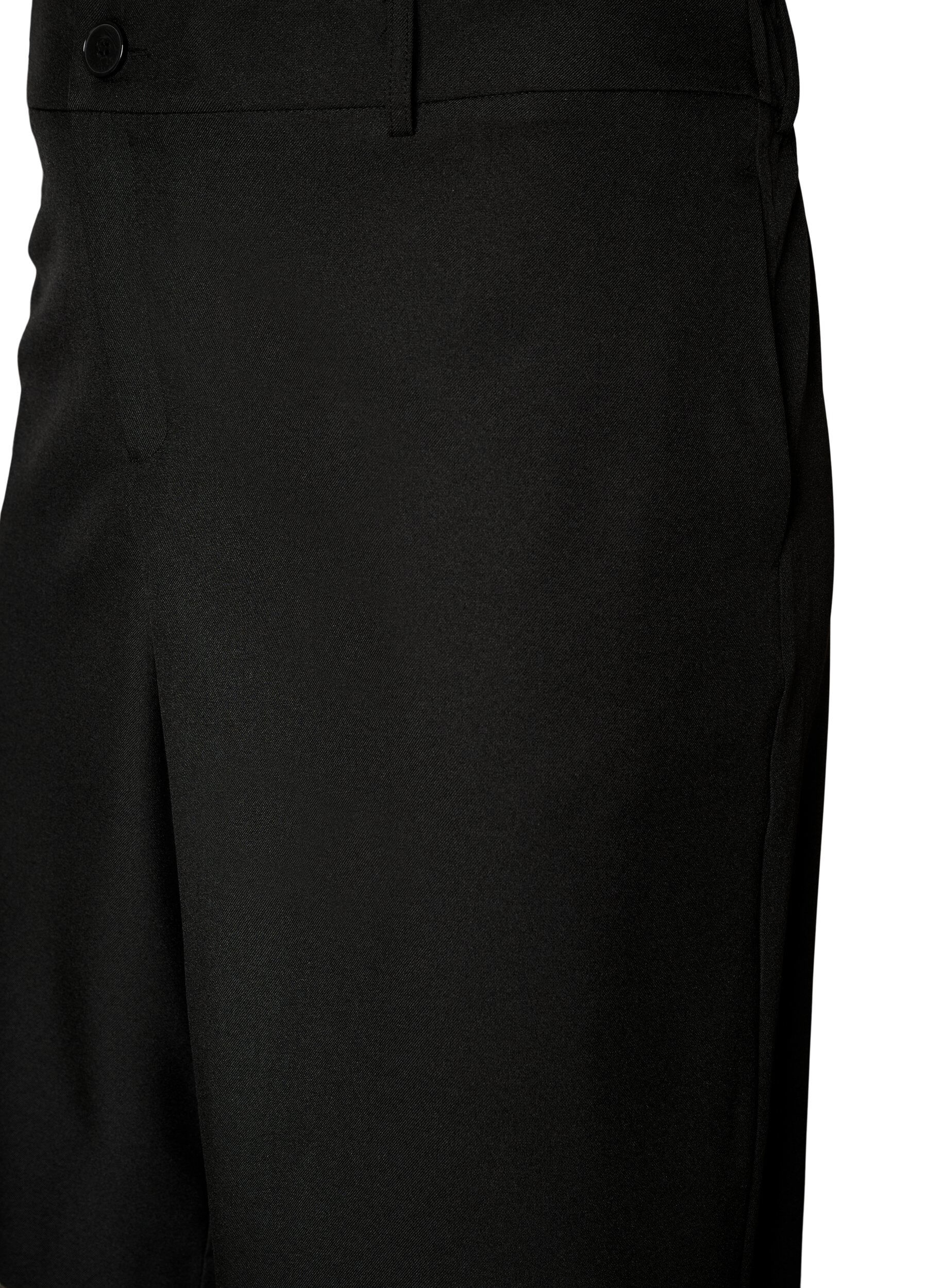 ZizziLosse Bermuda-shorts met hoge taille, Zwart, Packshot image number 2